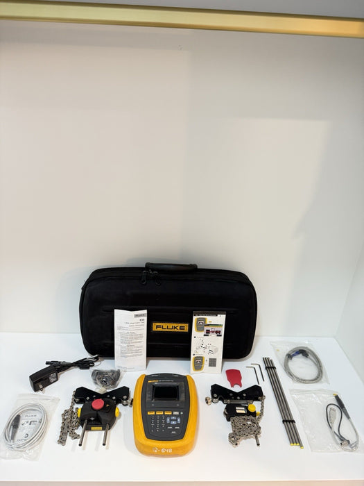 FLUKE 830 LASER ALIGNMENT TOOL W/ ACCESSORIES (TESTED) FREE SHIPPING -SHIPS FAST