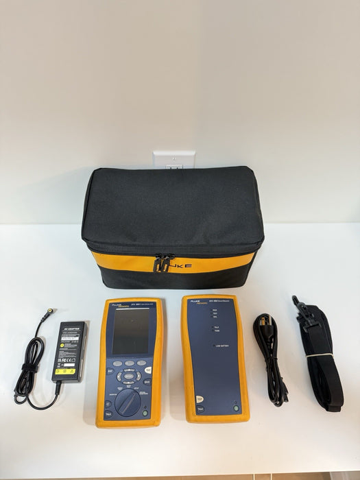 FLUKE NETWORKS DTX-1800 DTX CABLE ANALYZER & DTX-REMOTE (TESTED) - FREE SHIPPING