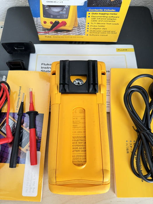 Fluke 189/FVF Combo Pack True RMS Digital Multimeter / SHIPS FAST (RARE ITEM)