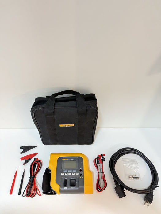 FLUKE BIO MEDICAL ESA609 ELECTRICAL SAFETY ANALYZER PORTABLE METER & ACCESSORIES