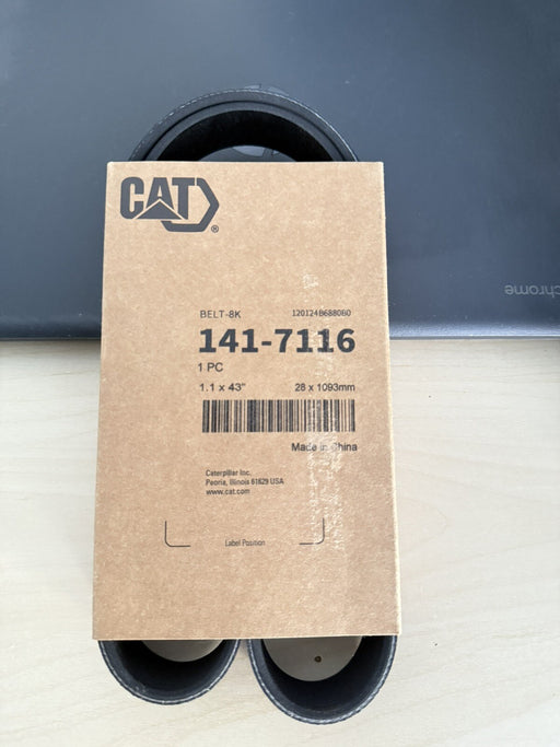CAT 141-7116 28 X 1093MM BELT (NEW SEALED) SHIPS FAST