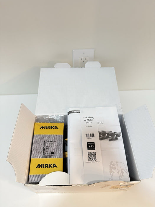 MIRKA DEOS 353XCV DIRECT ELECTRIC ORBITAL SAMDER (NEW FACTORY SEALED) SHIPS FAST