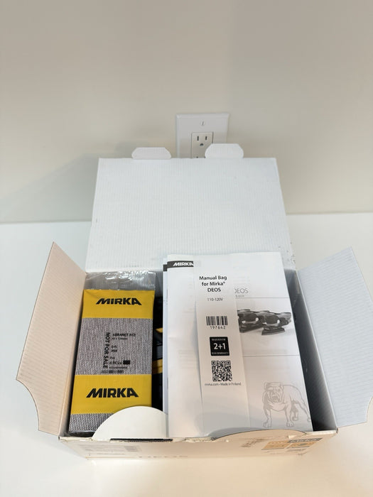 MIRKA DEOS 353XCV DIRECT ELECTRIC ORBITAL SAMDER (NEW FACTORY SEALED) SHIPS FAST