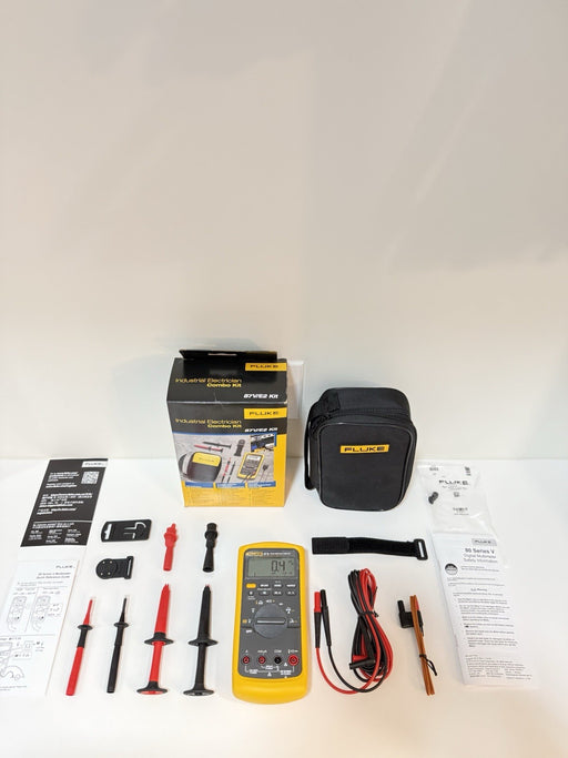 FLUKE 87V E2 INDUSTRIAL ELECTRICIAN COMBO KIT (NEW FACTORY SEALED) SHIPS FAST