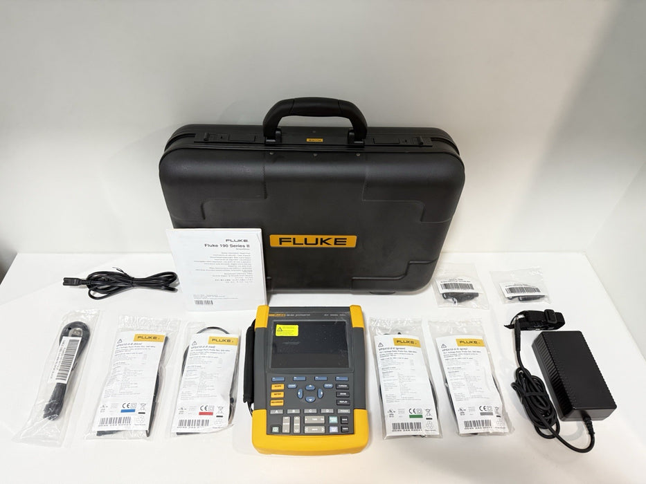 FLUKE 190-504 SCOPEMETER 5GS/S 4CH 500MHZ (NEW SEALED) SHIPS FAST - TESTED