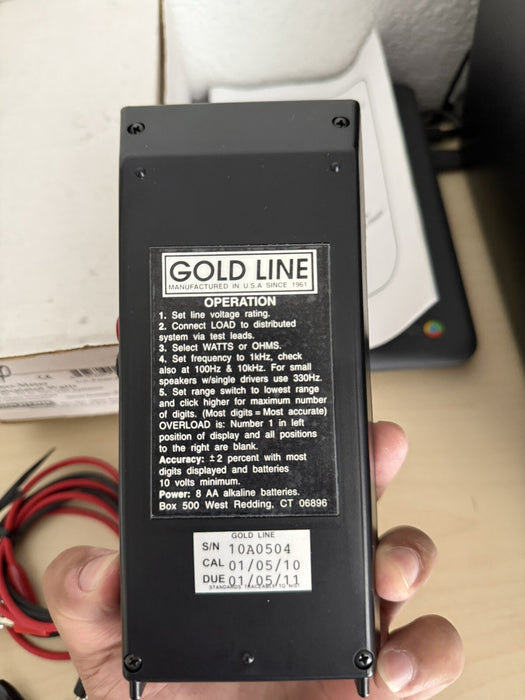 Gold Line ZM-1 Impedance Meter / SHIPS FAST - FREE SHIPPING