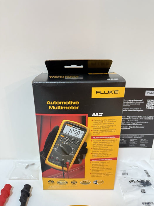 FLUKE 88V AUTOMOTIVE MULTIMETER (NEW FACTORY SEALED) CALIBRATED 2024 -SHIPS FAST