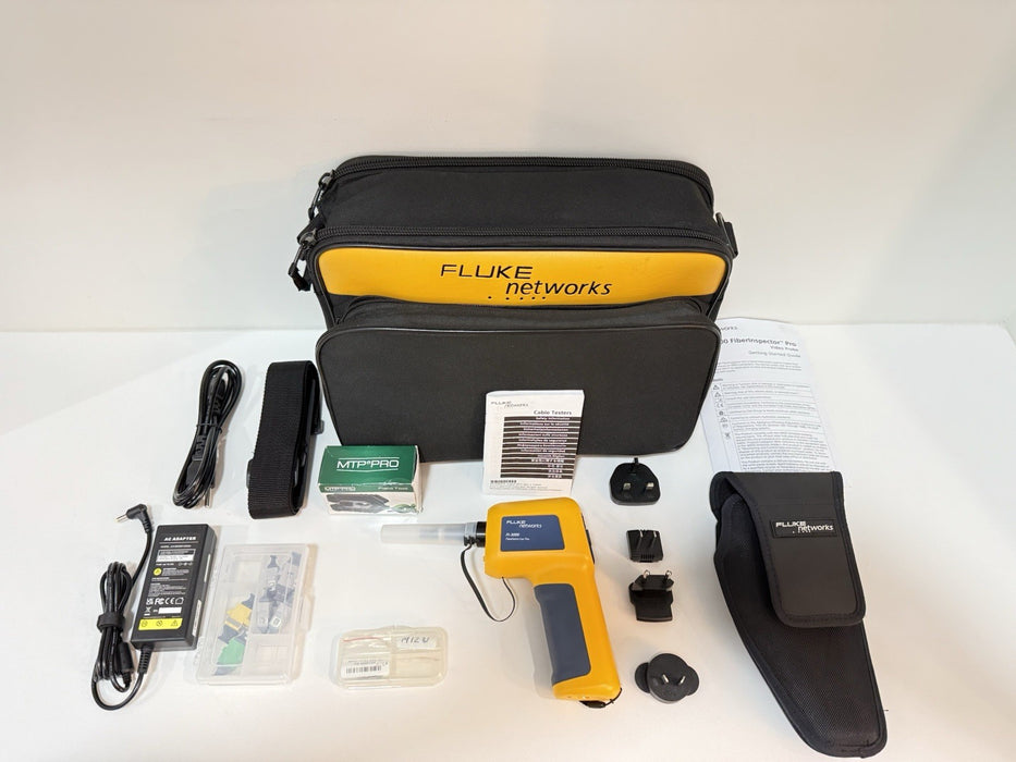 FLUKE NETWORKS FI-3000 FIBERINSPECTOR PRO KIT (FREE SHIPPING) TESTED