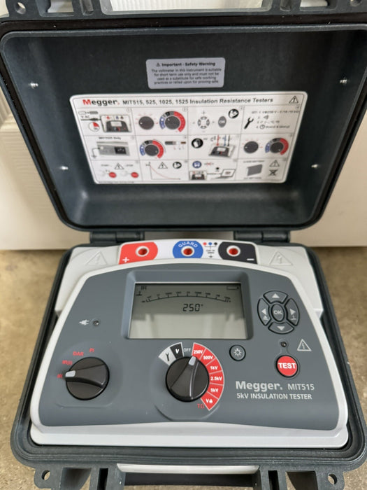 MEGGER MIT515 5kV INSULATION RESISTANCE TESTER - FREE SHIPPING