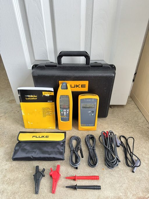 Fluke 2042 Cable Locator with Receiver 2042R Tramsmitter 2042T / FREE SHIPPING