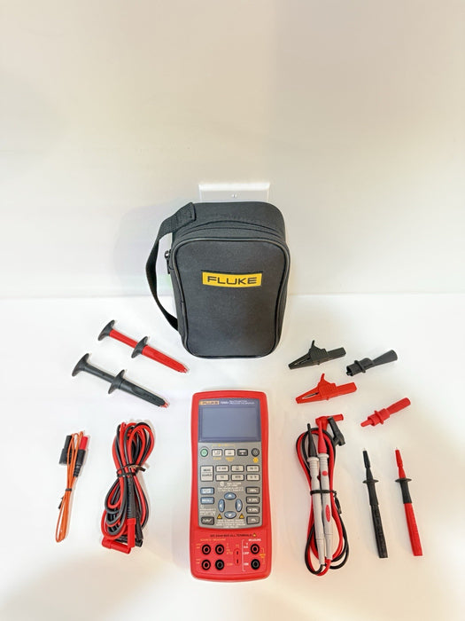 FLUKE 725EX MULTIFUNCTION PROCESS CALIBRATOR W/ ACCESSORIES (TESTED) SHIPS FAST