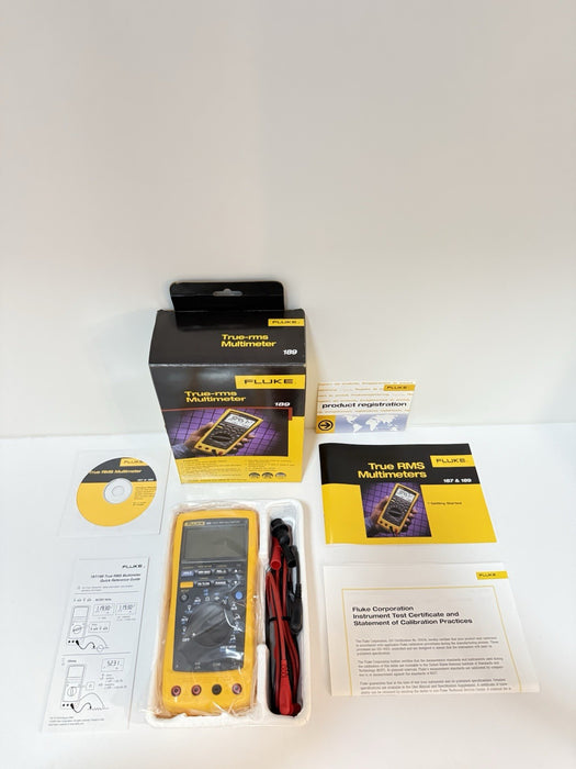 FLUKE 189 TRUE RMS MULTIMETER (NEW FACTORY SEALED) SUPER RARE - NEW & SHIPS FREE