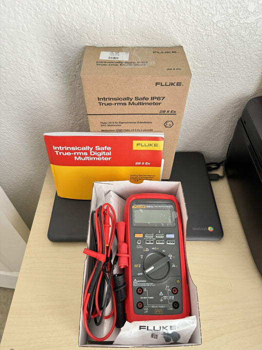 FLUKE 28 II EX INTRINSICALLY IP67 METER / NEW FACTORY SEALED / FREE SHIPPING