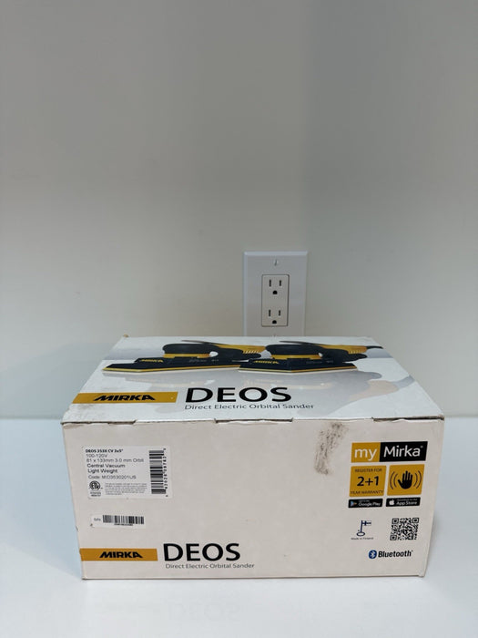 MIRKA DEOS 353XCV DIRECT ELECTRIC ORBITAL SAMDER (NEW FACTORY SEALED) SHIPS FAST