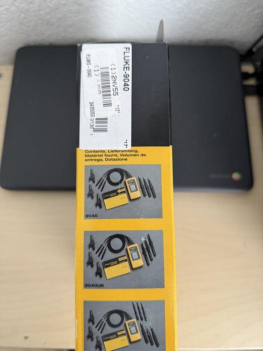 FLUKE 9040 3 PHASE ROTATION INDICATOR TESTER W / ACCESSORIES/FREE SHIPPING NEW