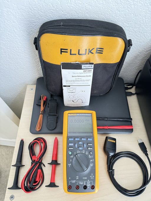 FLUKE 289 FVF DIGITAL MULTIMETER W/ ACCESSORIES - FREE SHIPPING