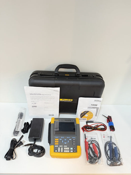FLUKE 190M-2 MEDICAL SCOPEMETER 2CH 200MHZ OSCILLOSCOPE (TESTED) SHIPS FAST