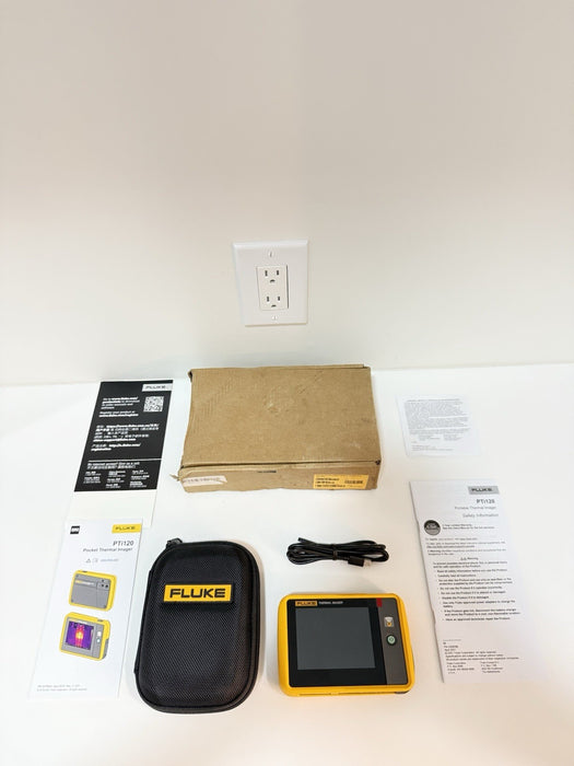 FLUKE PTi120 PORTABLE THERMAL IMAGER W/ ACCESSORIES (NEW FACTORY SEALED) NEW
