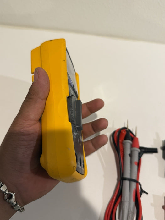FLUKE 117 TRUE RMS MULTIMETER W/LEADS & CLIPS (TESTED) SHIPS FAST