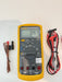 FLUKE 87V TRUE RMS MULTIMETER W/ LEADS - SHIPS FAST (CALIBRATED 2028)