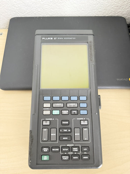 Fluke 97 Auto Scopemeter Dual Trace 50 MHz Handheld Oscilloscope (PARTS ONLY)