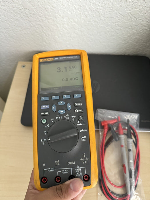 Fluke 289 True-RMS Logging Multimeter W/ Leads - SHIPS FAST