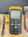 FLUKE 54 IIB 2 CHANNEL THERMOCOUPLE THERMOMETER W/PROBES -FREE SHIPPING (TESTED)