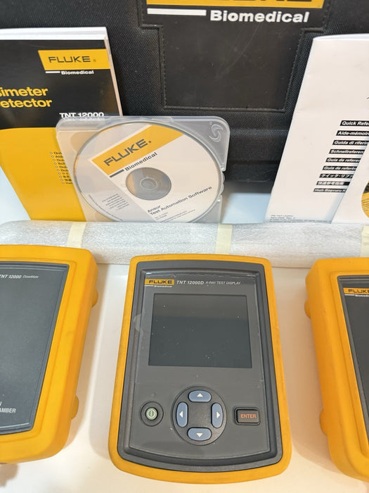 FLUKE BIOMEDICAL TNT 12000D X-RAY W/ DOSEMATE 12000WD KIT (TESTED) FREE SHIPPING