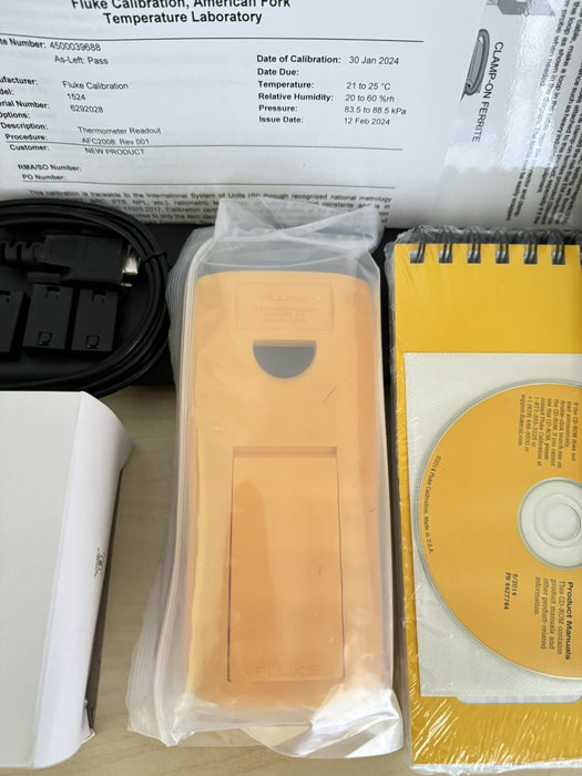 Fluke Calibration 1524 Dual Channel Reference Thermometer / FACTORY SEALED 2024