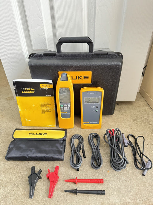 Fluke 2042 Cable Locator with Receiver 2042R Tramsmitter 2042T / FREE SHIPPING