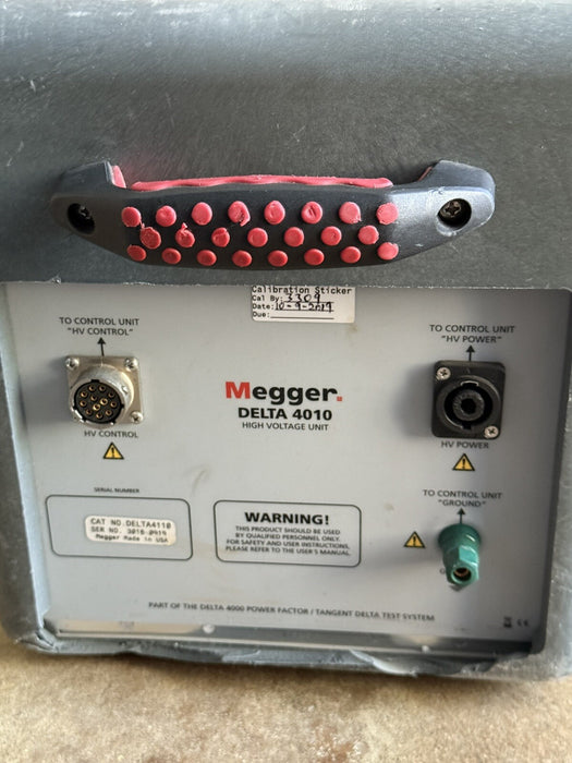MEGGER DELTA 4010 INSULATION DIAGNOSTIC SYSTEM (CALIBRATED 2024) SHIPS FREE