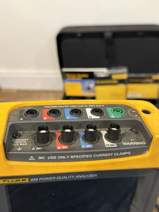 FLUKE 434 QUALITY ANALYZER KIT W/ FLUKE I400S & ACCESSORIES- FREE SHIPPING