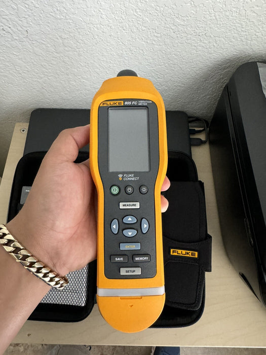 Fluke 805 FC Mechanical Machine Vibration Meter Tester / FREE SHIPPING