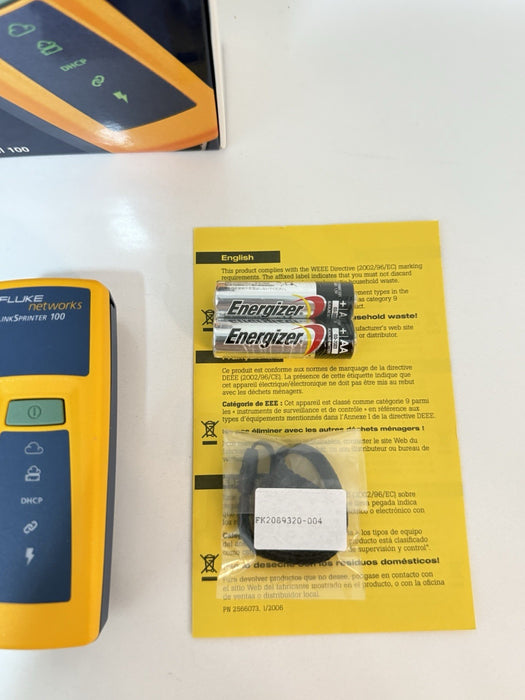FLUKE NETWORKS LINKSPRINTER 100 TESTED (NEW FACTORY SEALED) SHIPS FAST NEW