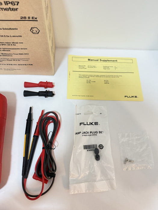 FLUKE 28 II EX INTRINSICALLY IP67 METER / NEW FACTORY SEALED / FREE SHIPPING