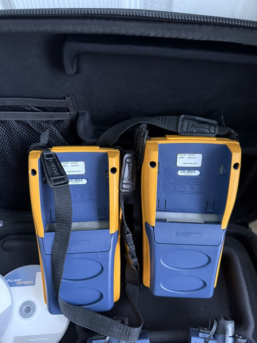 FLUKE DTX-CLT CERTIFIER OPTICAL LOSS TEST SET W/MFM2 MODULE-FREE SHIPPING