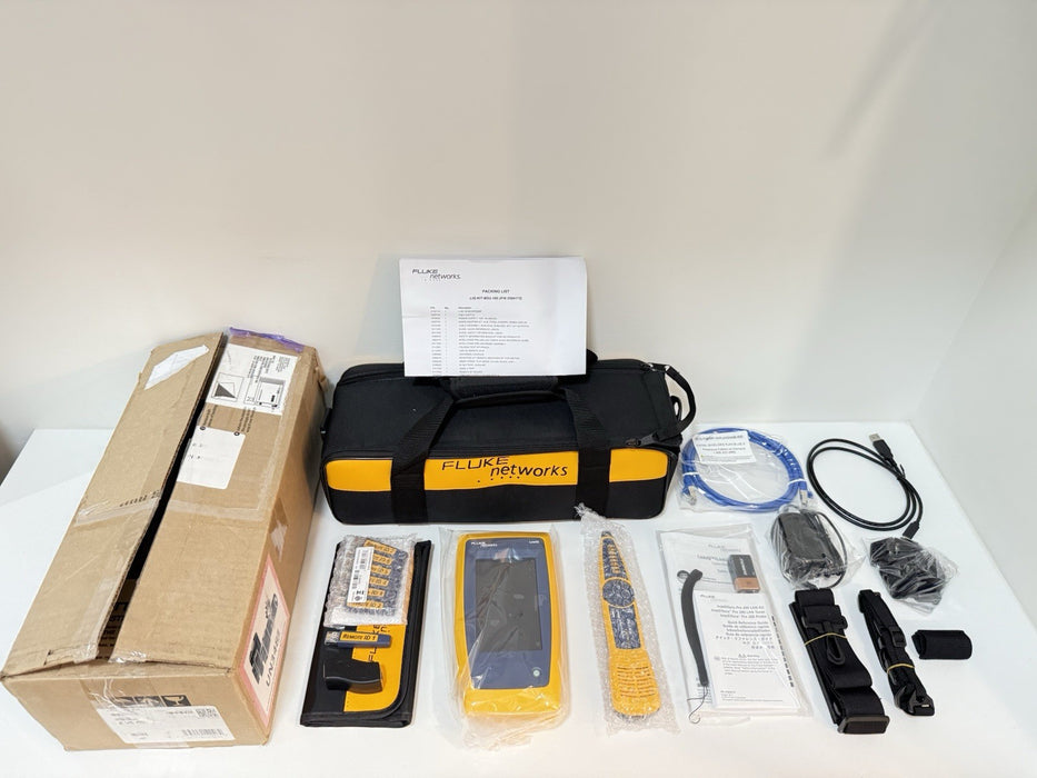 FLUKE NETWORKS LIQ-KIT LINKIQ TESTER KIT (NEW FACTORY SEALED) CALIBRATED 2025
