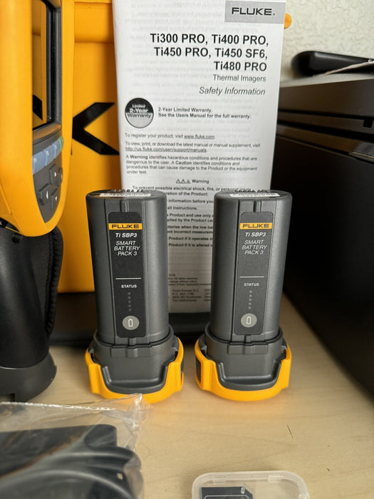FLUKE Ti450 PRO 60HZ THERMAL IMAGER W / 2 BATTERIES / SHIPS FAST / FREE SHIPPING