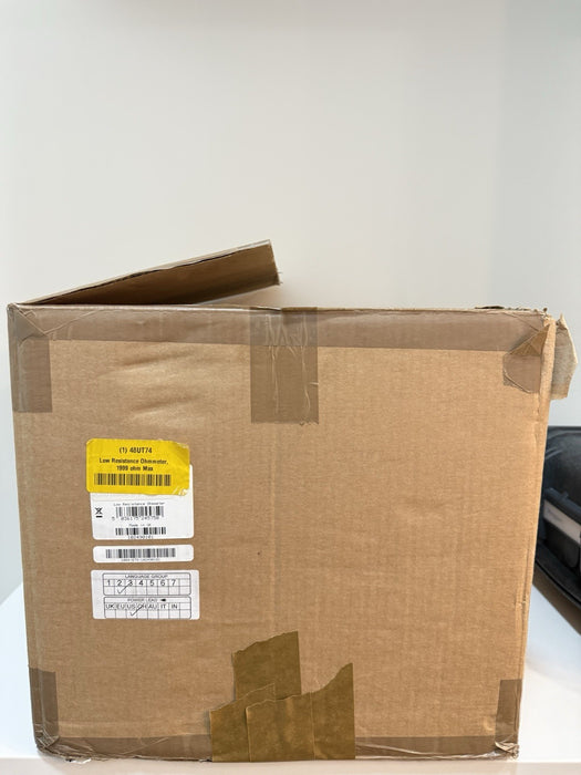 MEGGER DLRO100EB DIGITAL LOW RESISTANCE OHMMETER (NEW FACTORY SEALED) CAL 2024