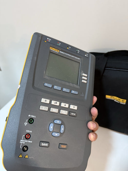 FLUKE ESA612 115V ELECTRICAL SAFETY ANALYZER W/ACCESSORIES (TESTED) SHIPS FREE