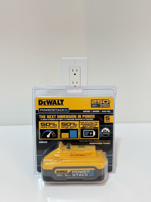 DEWALT DCBP520 20V MAX XR 5.0AH POWERSTACK COMPACT BATTERY (NEW FACTORY SEALED)