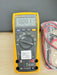 FLUKE 77-IV MULTIMETER W / LEAD SET & SCREEN PROTECTOR - FREE SHIPPING (TESTED)