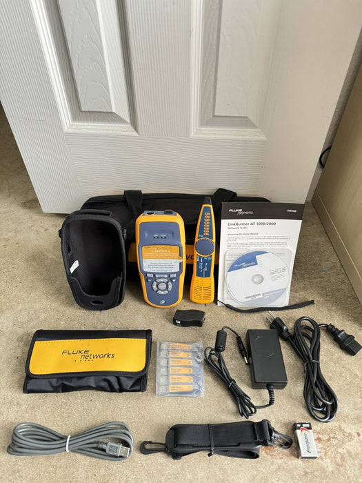 FLUKE NETWORKS LRAT-2000 KIT TESTER W FLUKE INTELLITONE PROBE (FREE SHIPPING)