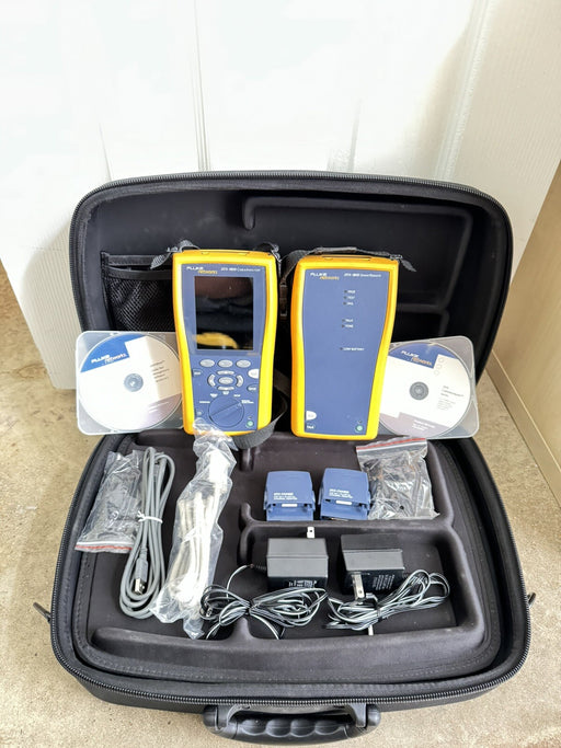 Fluke Networks DTX-1800 Cat6 Test Set W/Fluke hard Case & DTX1800 DTXCHA002