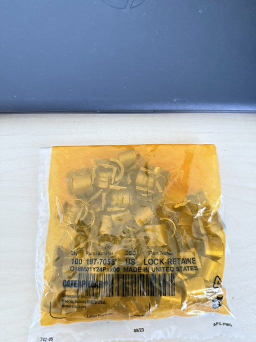 CAT 197-7055 12.70MM LONG VALVE RETAINER LOCK (QTY:100) GENUINE OEM
