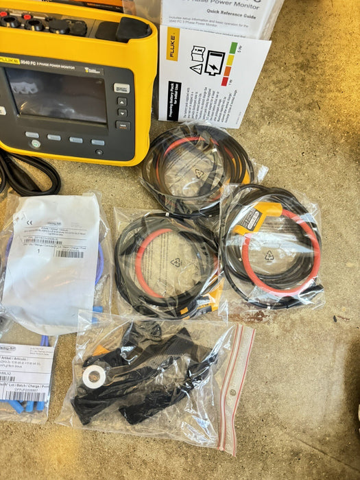 Fluke 3540 FC KIT 3-Phase Power/Monitoring Kit Fluke Connect (SHIPS NEXT DAY)