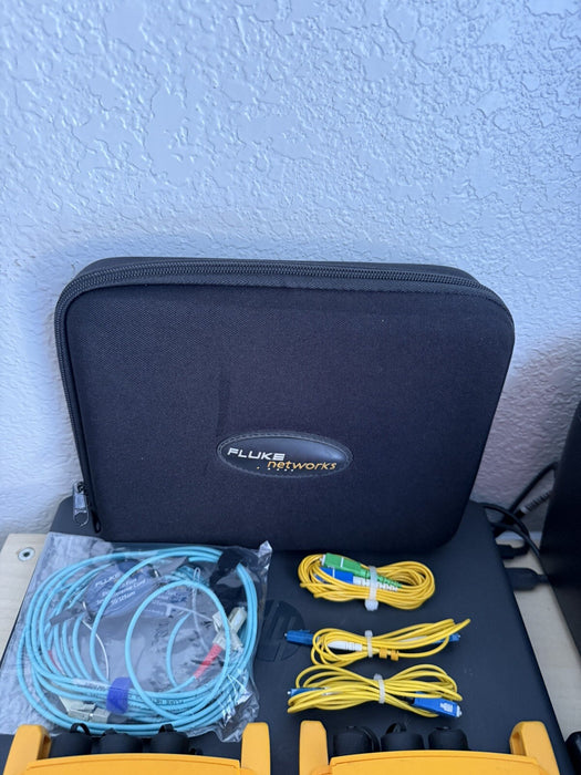 FLUKE NETWORKS CFP-Q CFP-QUAD CERTIFIBER PRO SM MM FIBER OLTS (CALIBRATED 2023)