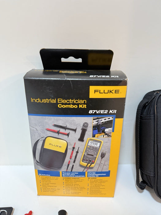 FLUKE 87V E2 INDUSTRIAL ELECTRICIAN COMBO KIT (NEW FACTORY SEALED) SHIPS FAST