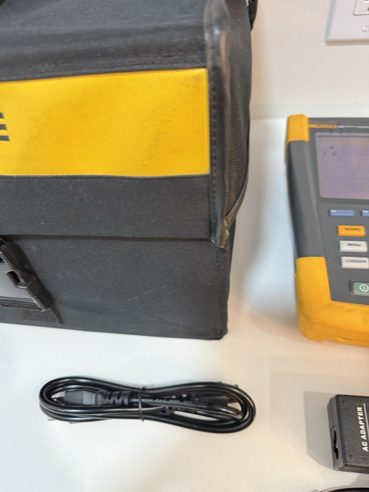 FLUKE 434 SERIES II ENERGY ANALYZER W/ACCESSORIES - SHIPS FREE (TESTED)