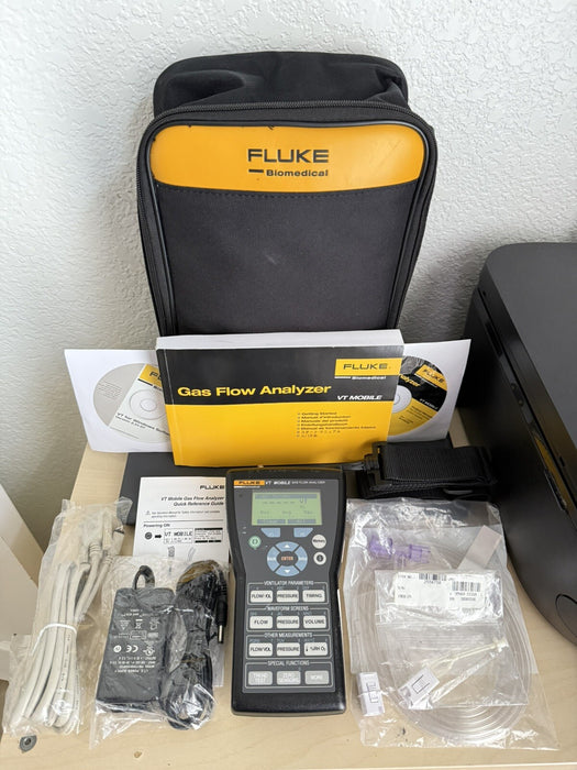 FLUKE BIOMEDICAL VT MOBILE GAS FLOW VENTILATOR ANALYZER / FREE SHIPPING